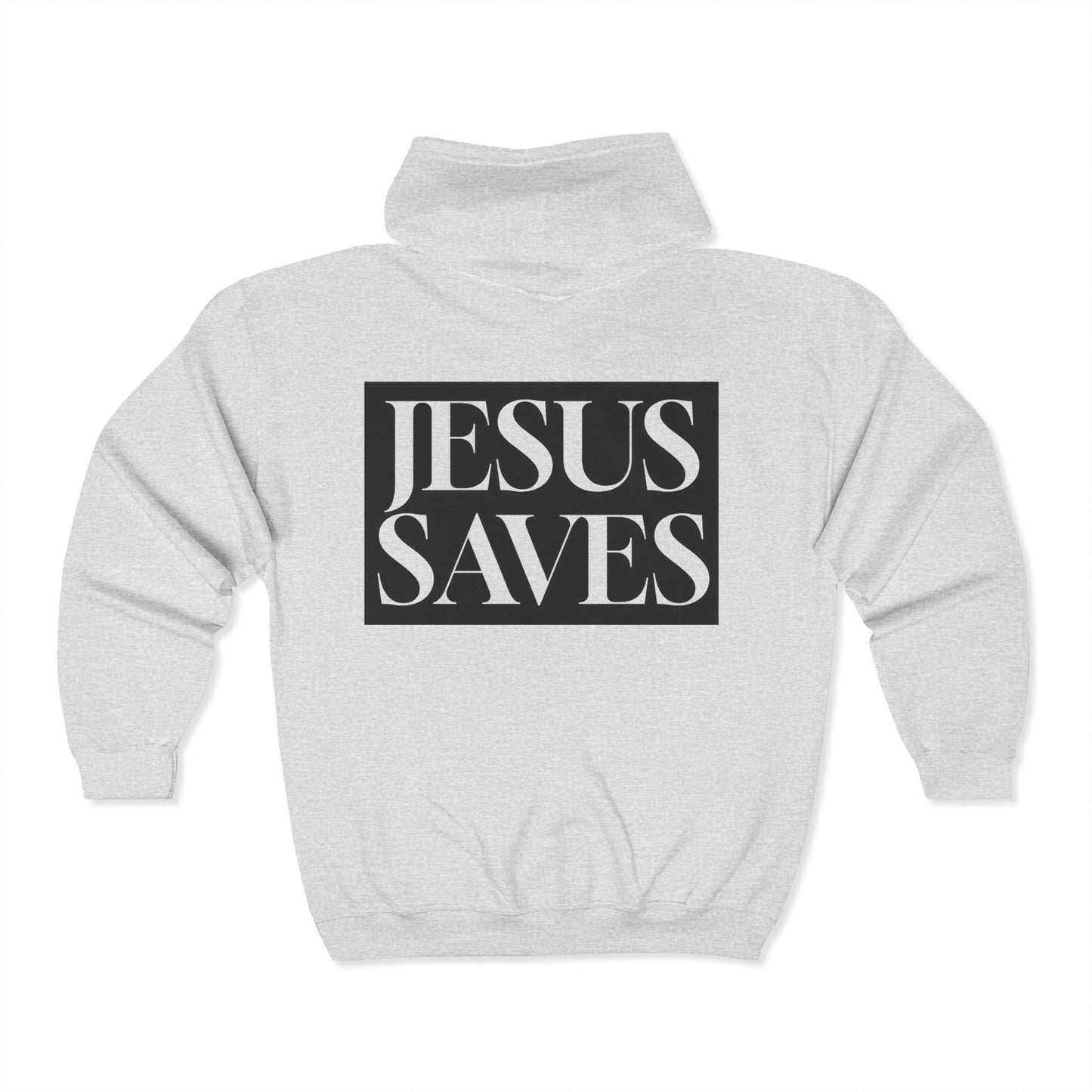 Jesus Saves - Adult Zip Hoodie