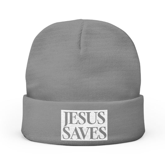 Jesus Saves - Knit Beanie