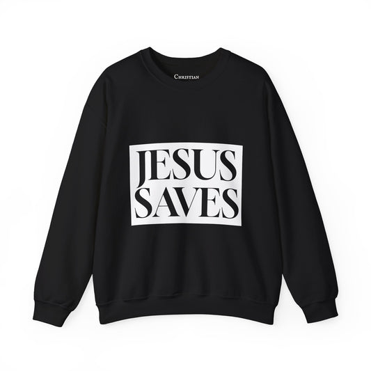 Jesus Saves - Adult Sweatshirt